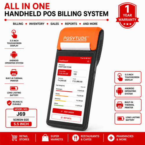 J69 Handheld Android POS