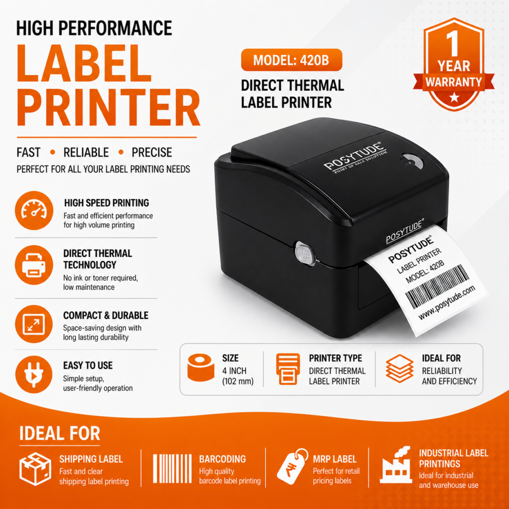 RAZE 420B Label Printer 4 Inch