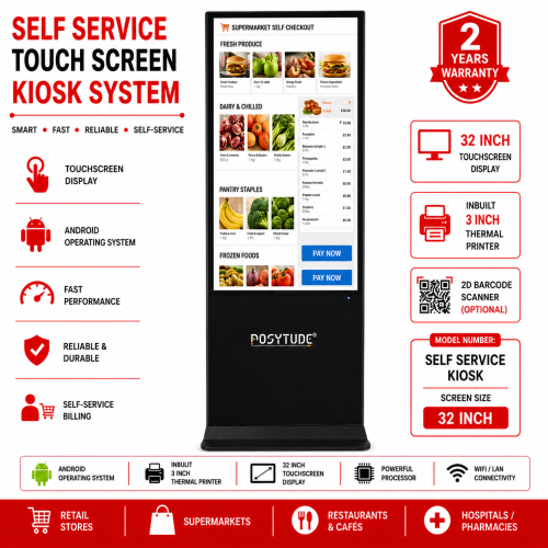 POSYTUDE 1506 32 INCH TOUCH SCREEN KIOSK