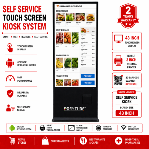 POSYTUDE 1506 TOUCH SCREEN 43 INCH KIOSK