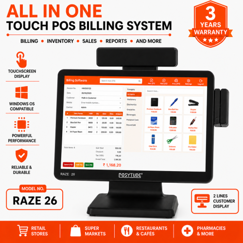 POSYTUDE RAZE 26 TOUCH POS MACHINE