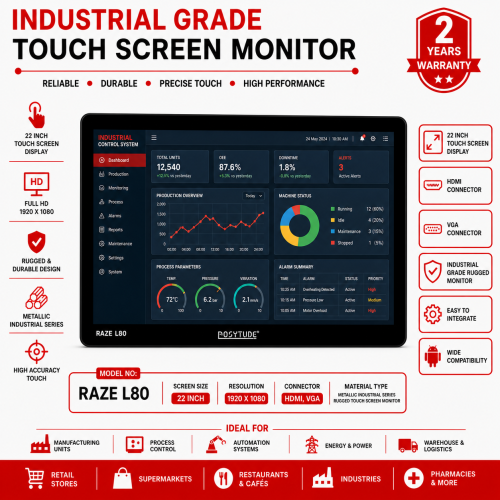 POSYTUDE L80 TOUCH SCREEN MONITOR